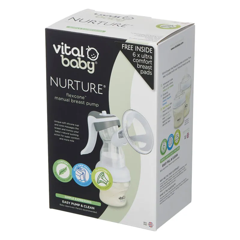 Vital Baby NURTURE Flexcone Manual Breast Pump