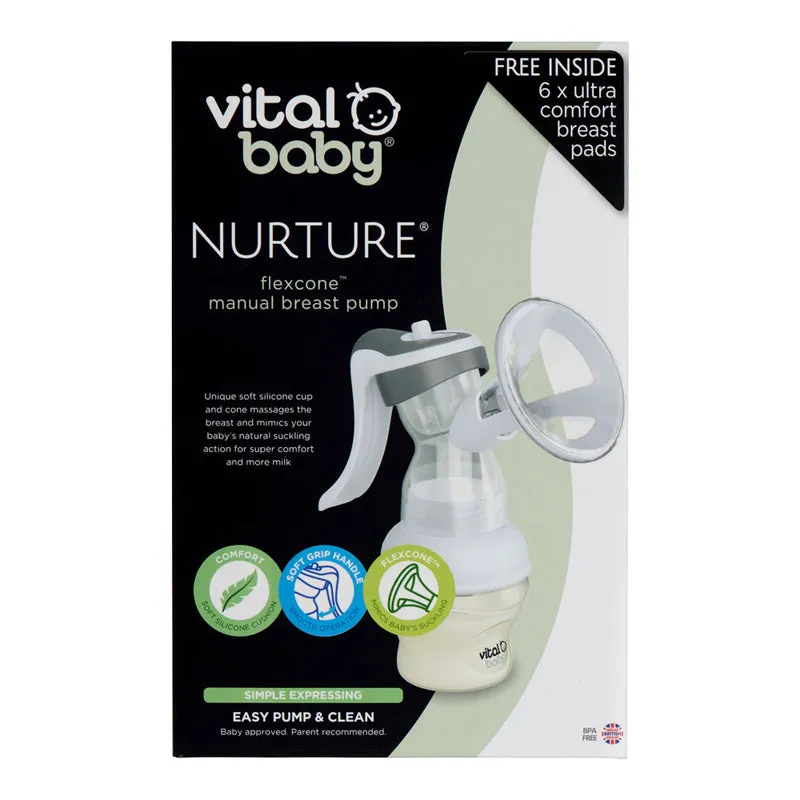Vital Baby NURTURE Flexcone Manual Breast Pump