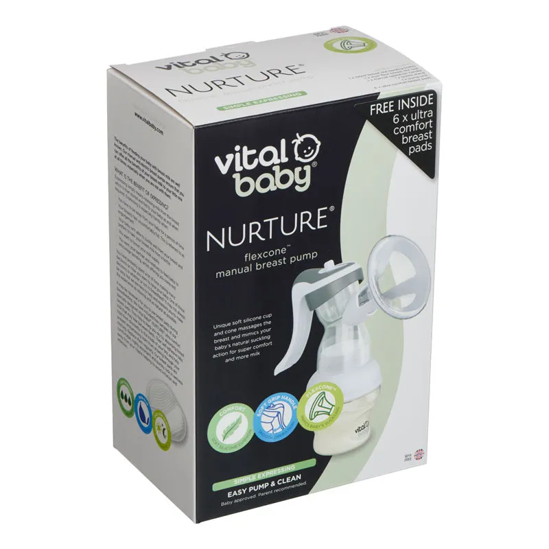 Vital Baby NURTURE Flexcone Manual Breast Pump
