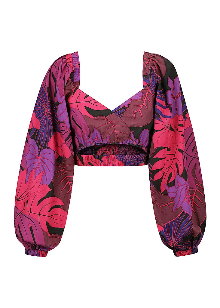 Waist Band Crop | Elasticised Mini Skirt