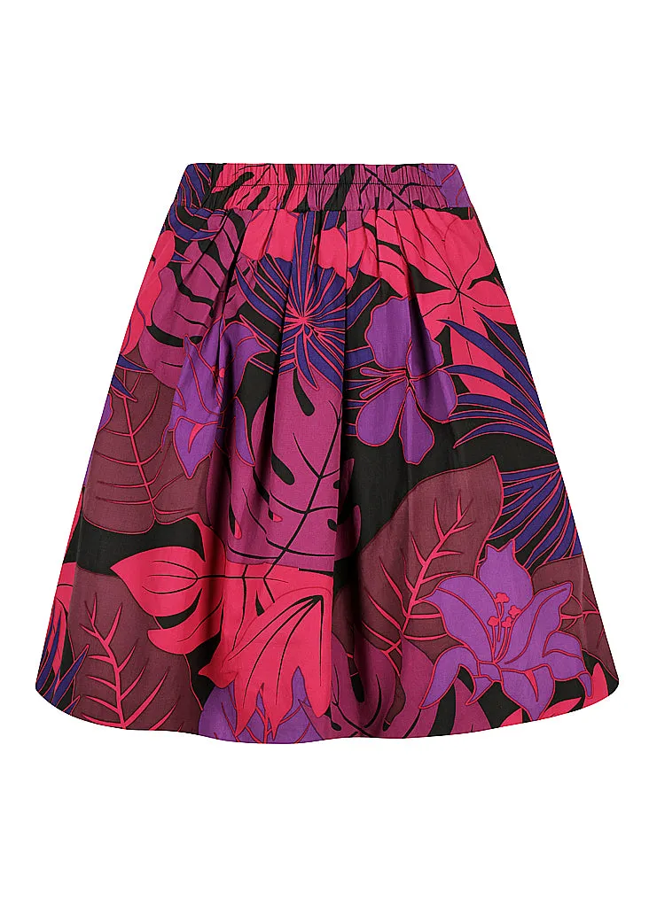 Waist Band Crop | Elasticised Mini Skirt