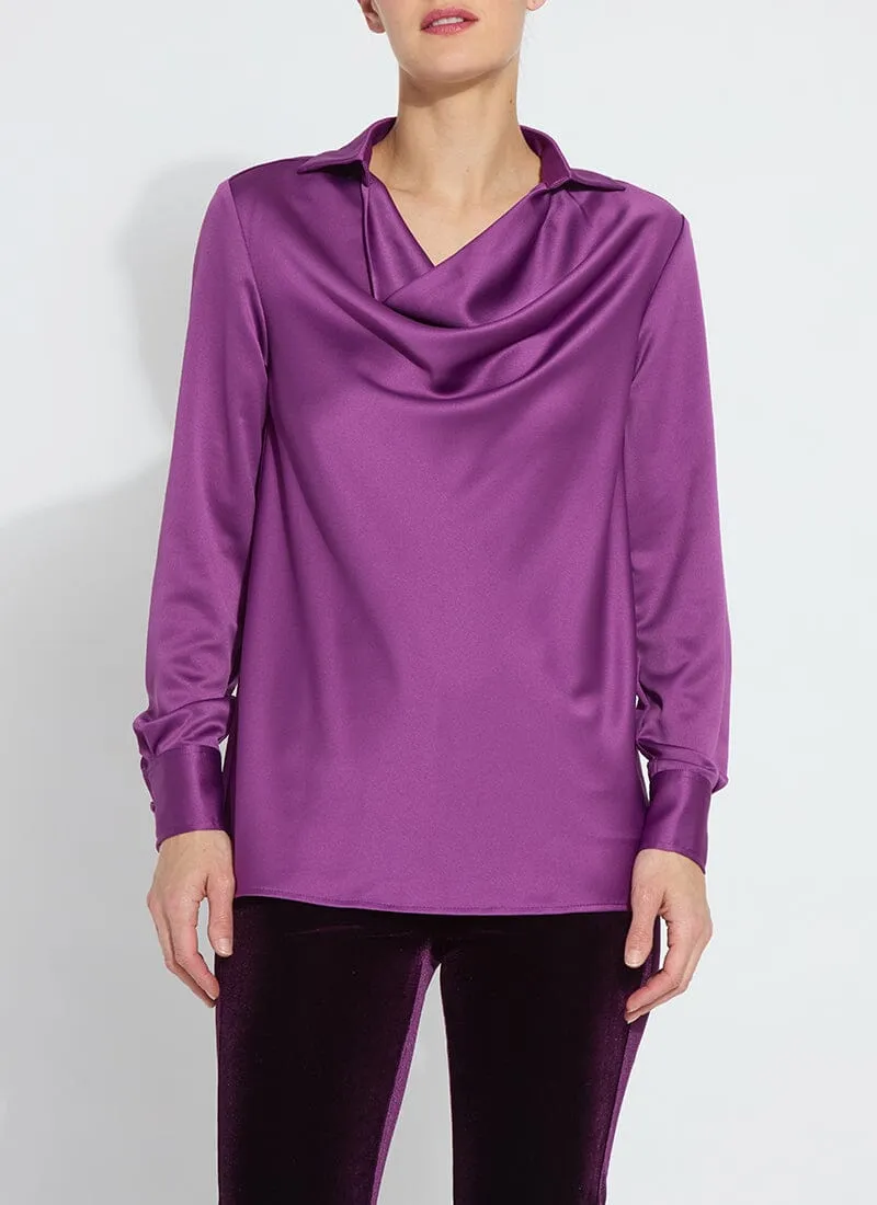 Wallis Draped Cowl Neck Top