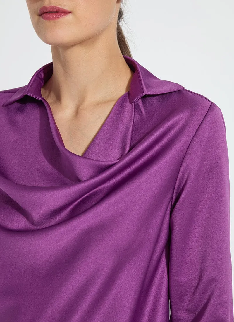 Wallis Draped Cowl Neck Top