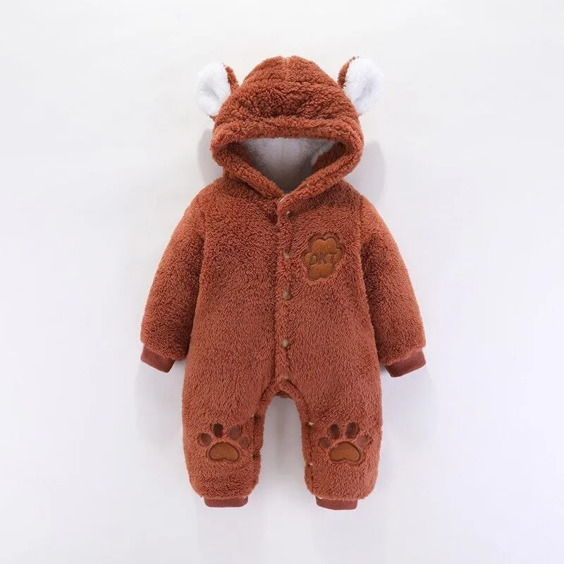 Warm Fleece Baby Romper