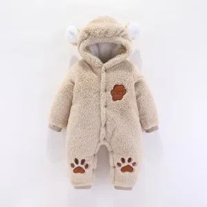 Warm Fleece Baby Romper