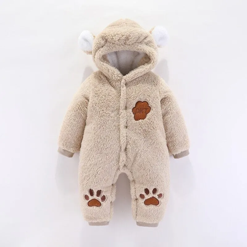 Warm Fleece Baby Romper