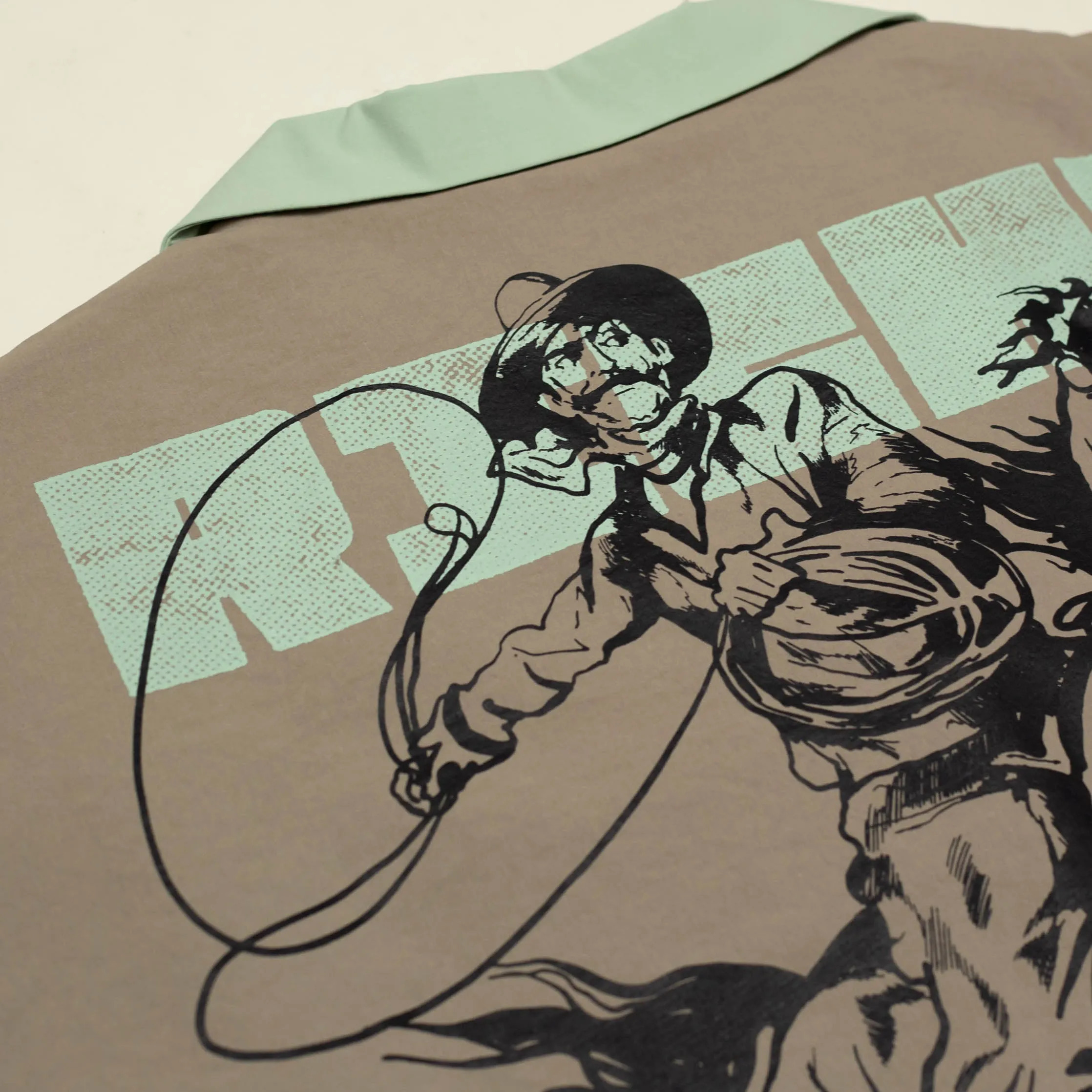Wild cowboy woven