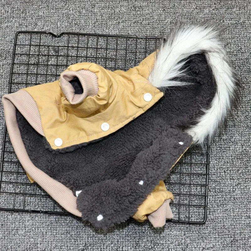 Winter Puppy Jacket With Hoodie