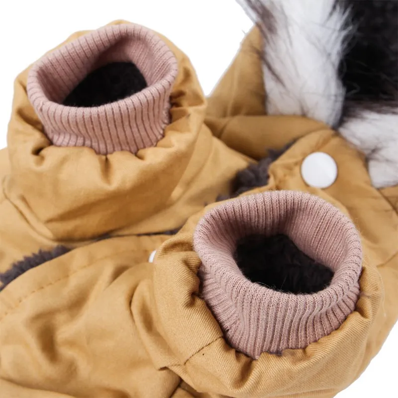 Winter Puppy Jacket With Hoodie