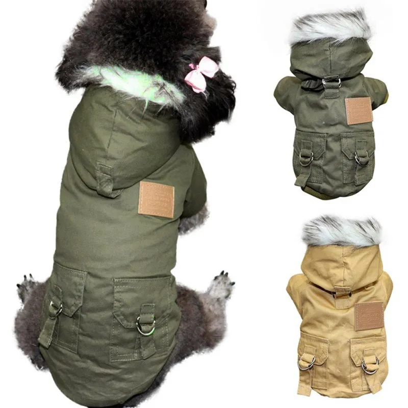 Winter Puppy Jacket With Hoodie