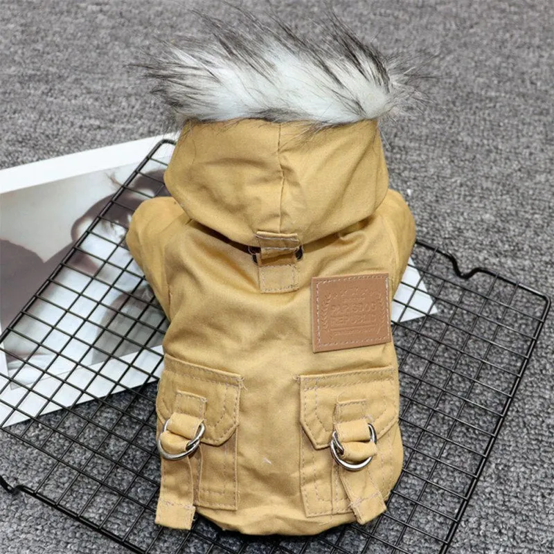 Winter Puppy Jacket With Hoodie