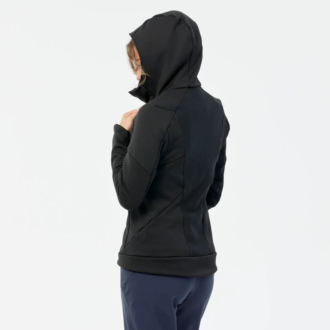 Women’s Hiking Fleece Jacket - mh500 Hood