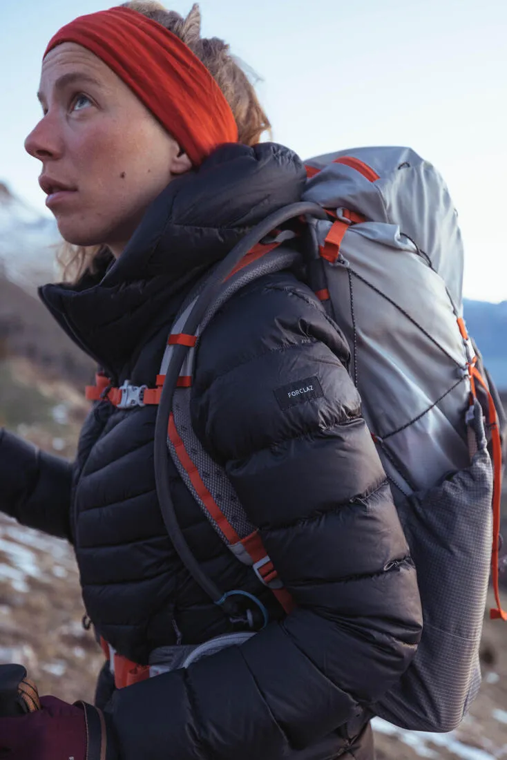 Women’s mountain trekking hooded down jacket - MT500 -10°C