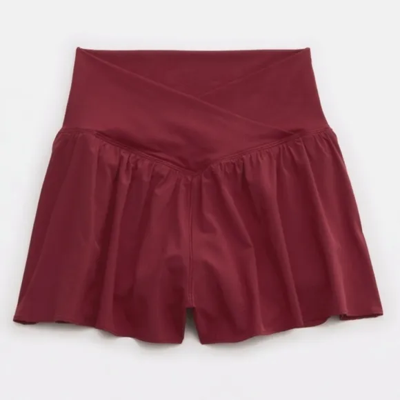 XXS,XS,S,M,L: Aerie Crossover Flowy Stretch Shorts